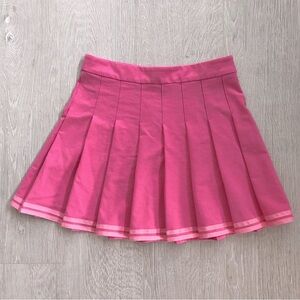 Aritzia Sunday Best Olive Micro Pleated Mini Skirt